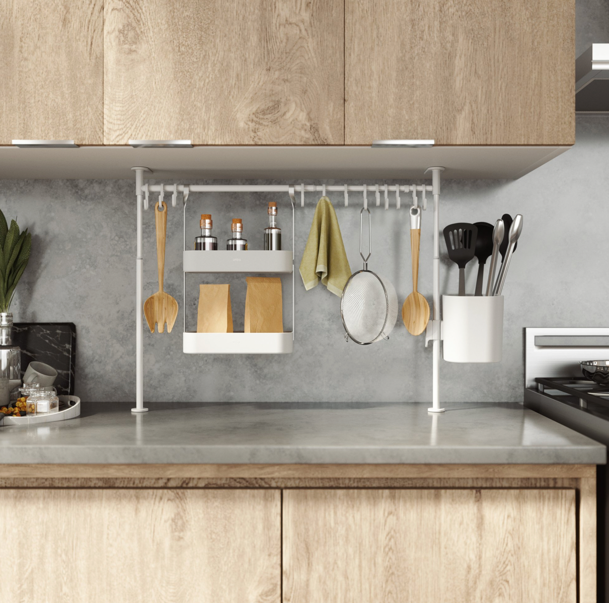 Anywhere Kitchen Tension Organizer