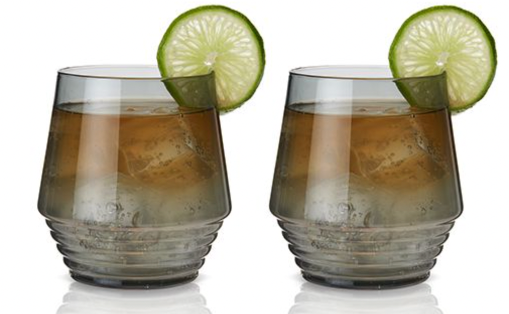 Smoke Deco Cocktail Glasses Set of 2