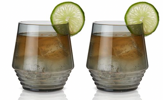 Smoke Deco Cocktail Glasses Set of 2