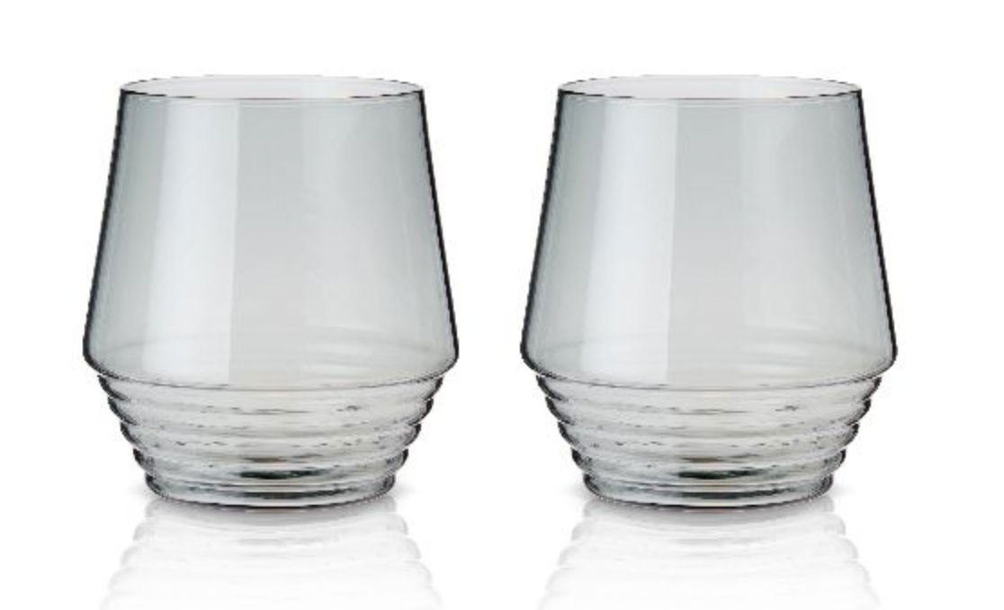 Smoke Deco Cocktail Glasses Set of 2