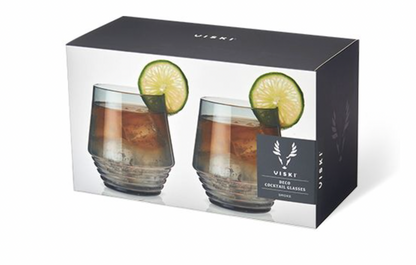 Smoke Deco Cocktail Glasses Set of 2