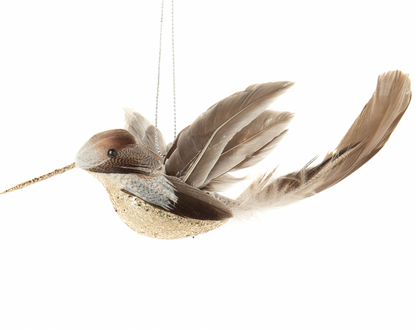 Feather Hummingbird Ornament