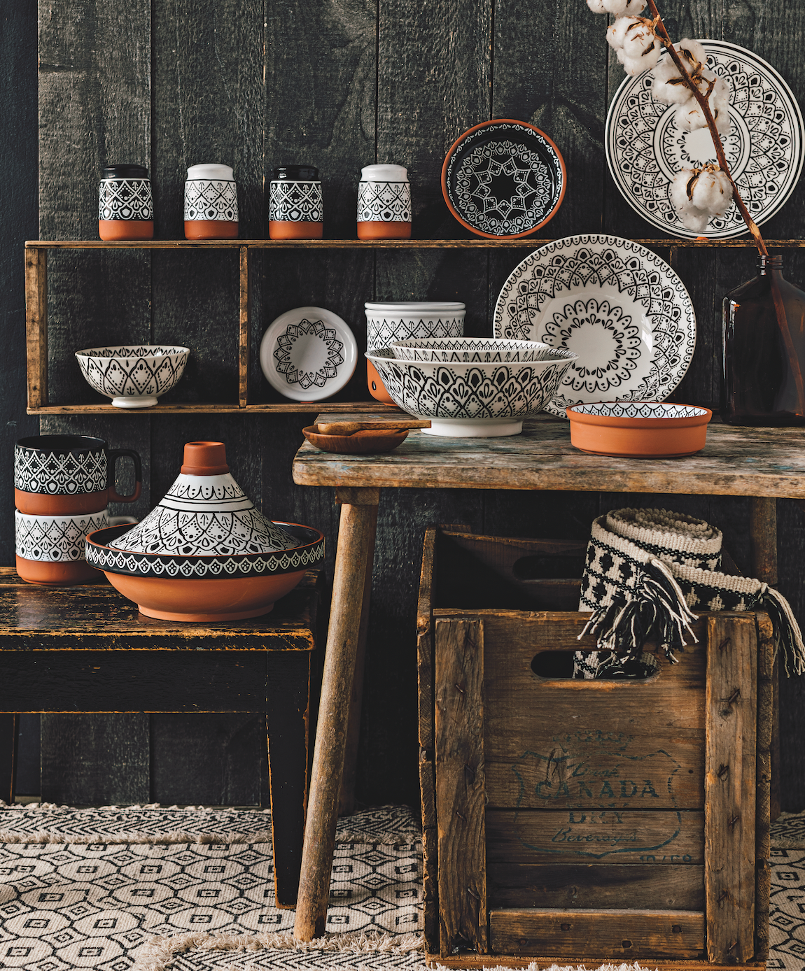 Harmony Stamped Bowl 6"