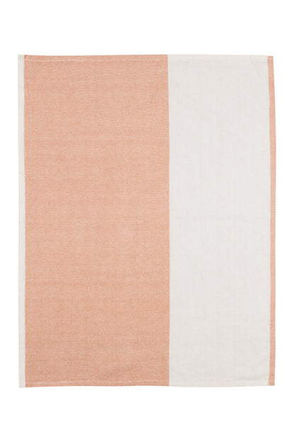 Modern Peach Tea Towel