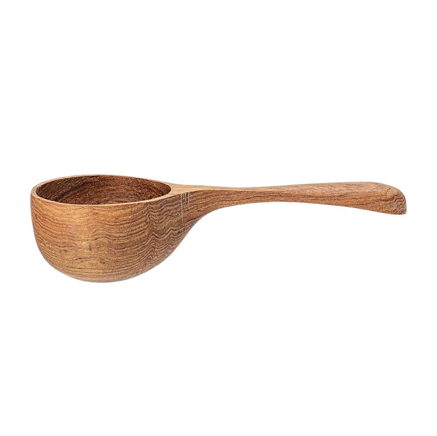 Hand-Carved Teak Wood Spoon 5"L