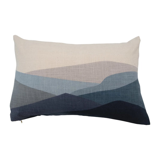 Lumbar Pillow Cushion w/ Mountains