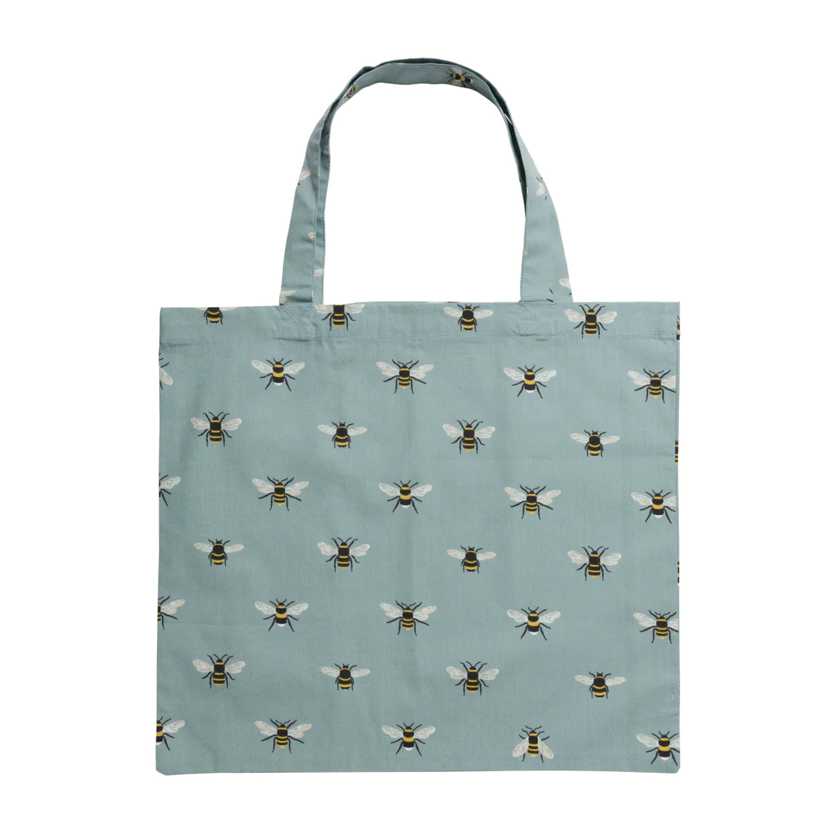 Teal Bees Folding Shopping Bags