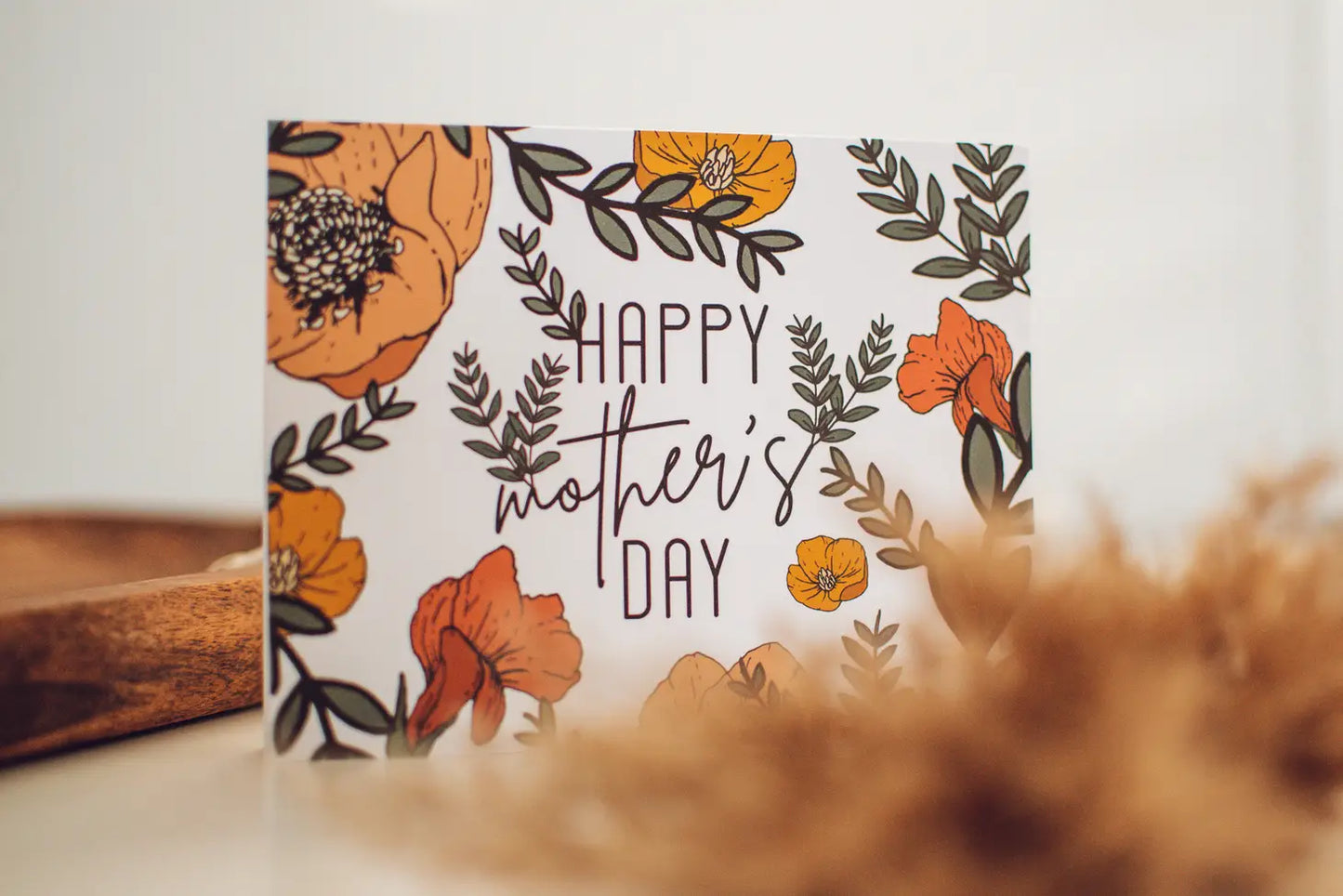 Happy Mother's Day Flower Card