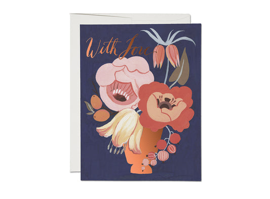 Citrus Peach Love Card