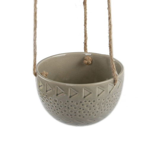 Caveman Ceramic Hanging Planter Oliver