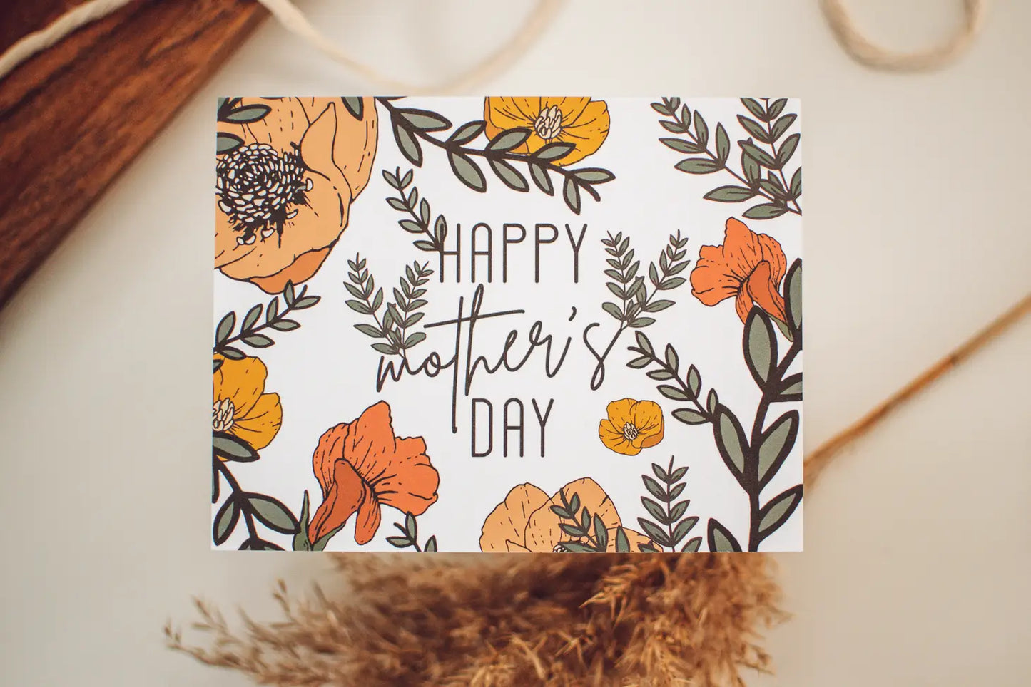 Happy Mother's Day Flower Card