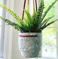 terrazzo hanging planter Terrazzo Hanging Planter – Juxtapose Home