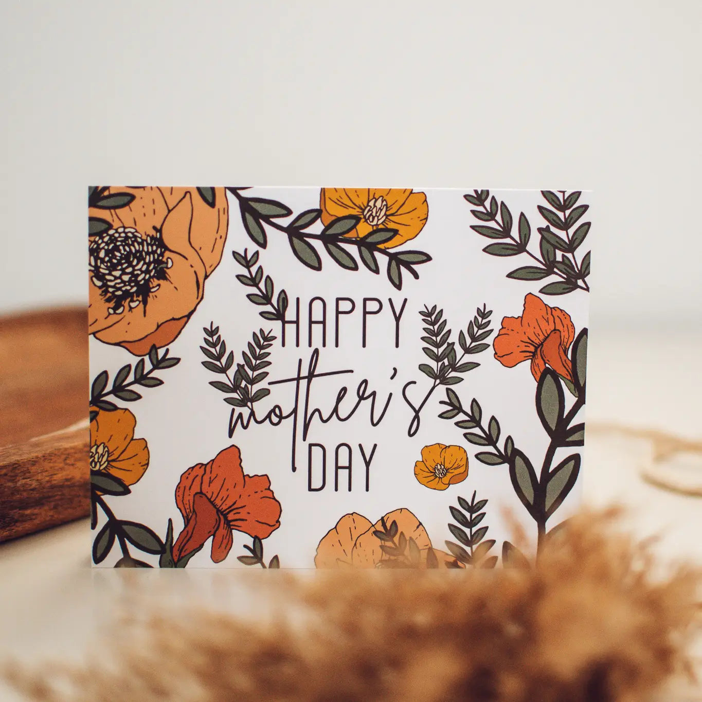 Happy Mother's Day Flower Card