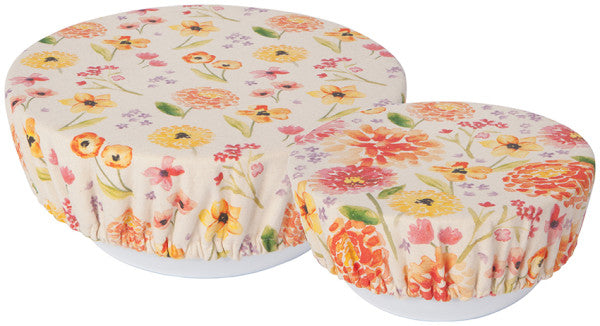 Cottage Floral Classic Bowl Cover Set of 2