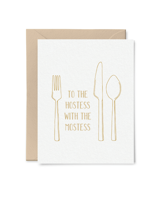 Hostess With The Mostess Card