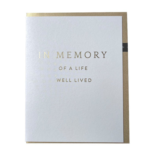 In Memory of a Life Card