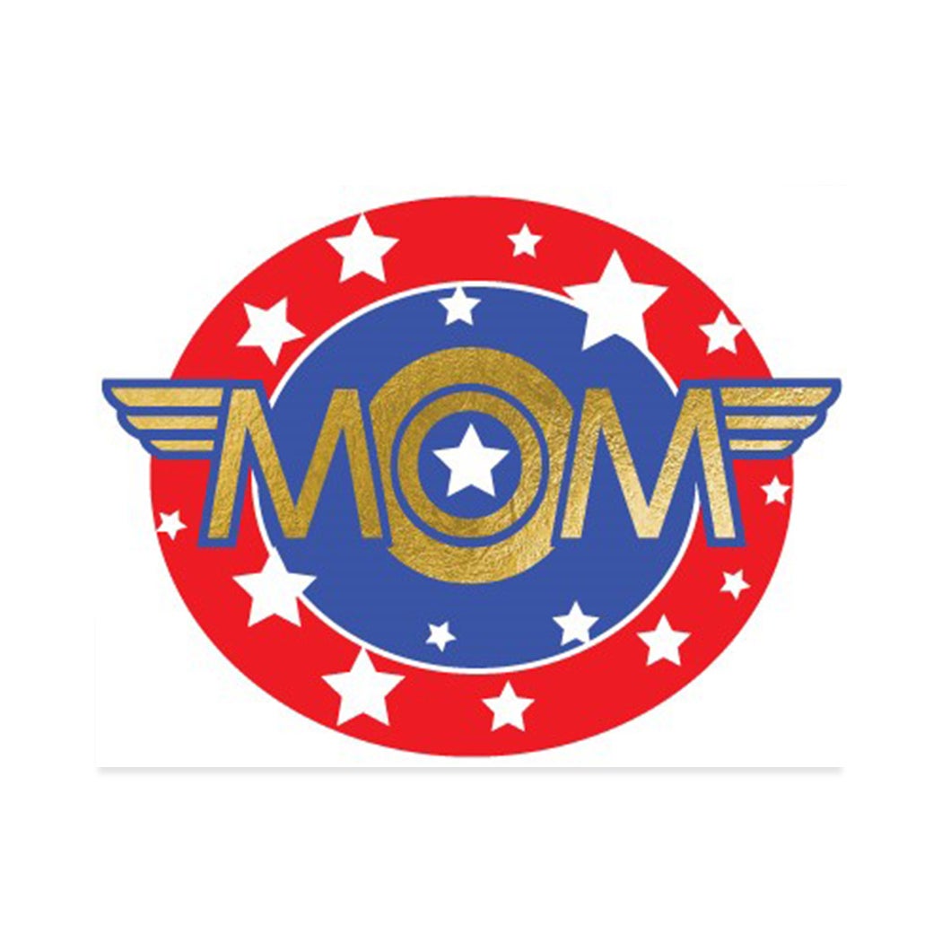 Super Mom Crest Card