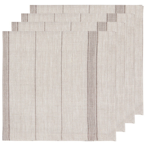 Linen Maison Stripe Shadow Napkin Set of 4