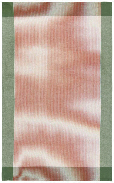 Array Stripe Jade Tea Towel Set Of 2