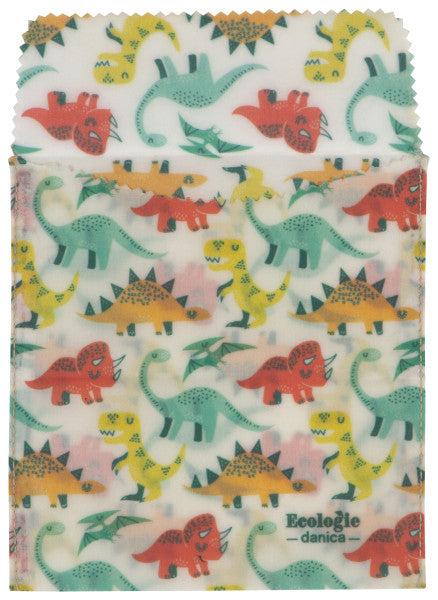 Beeswax Sandwich Wrap Dandy Dino Set Of 2