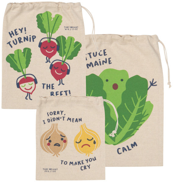 Food Fun Produce Bags Set of 3