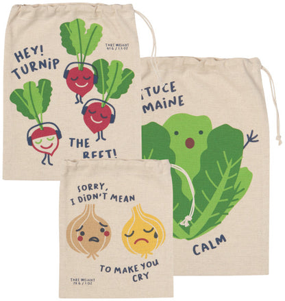 Food Fun Produce Bags Set of 3